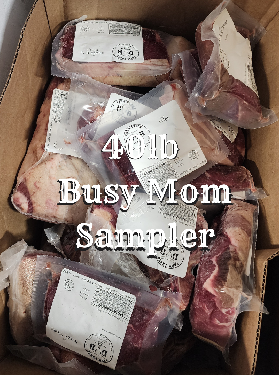40lb Busy Mom Beef Bundle