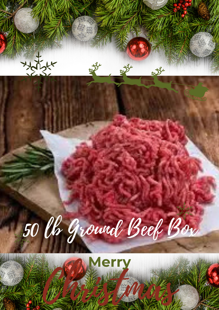 Holiday Special: 50lbs of Premium Ground Beef